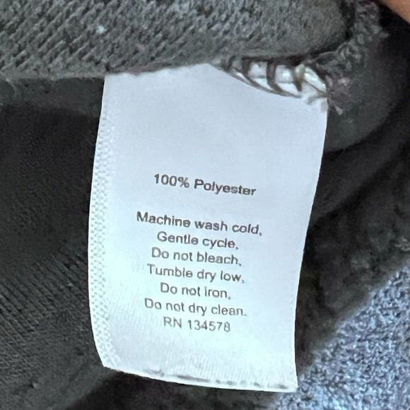 Vineyard Vines Sweater Mens Medium Deep Pile Gray Sherpa Pullover - Picture 6 of 7